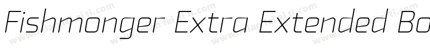 Fishmonger Extra Extended Bold字体转换